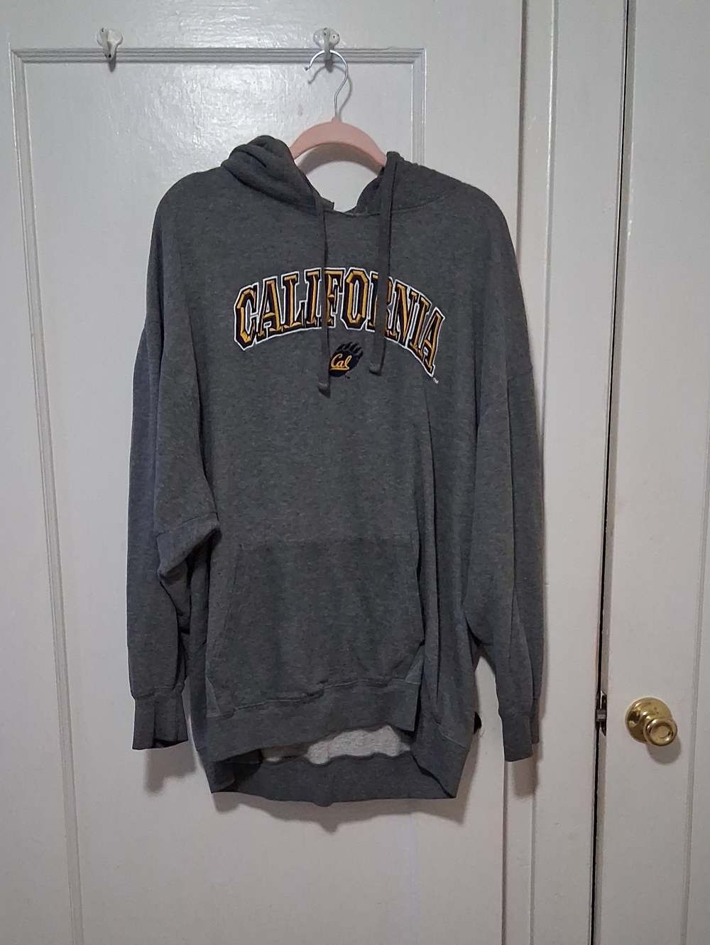 California Graphic Hooded Sweatshirt - Gray Unisex